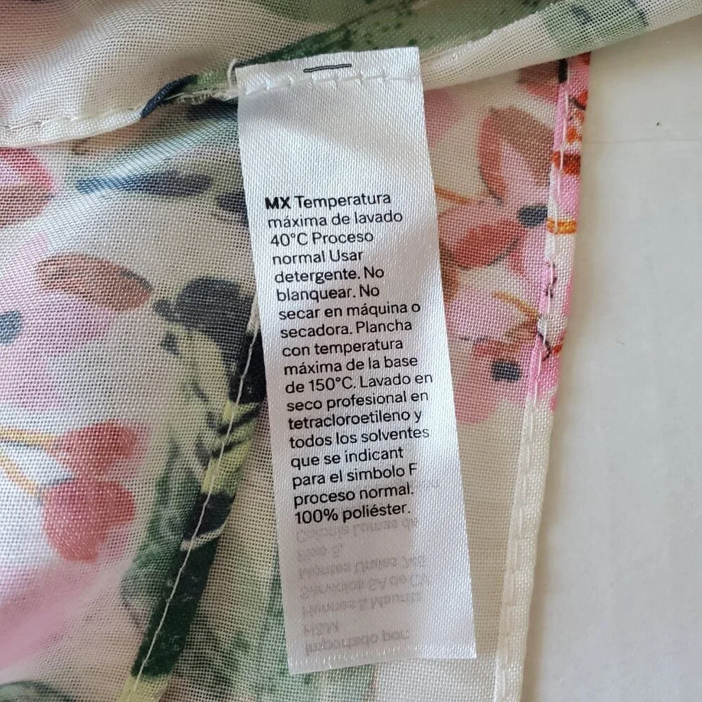 H&M Floral Blanket Scarf Wrap Rectangle 69 x 47